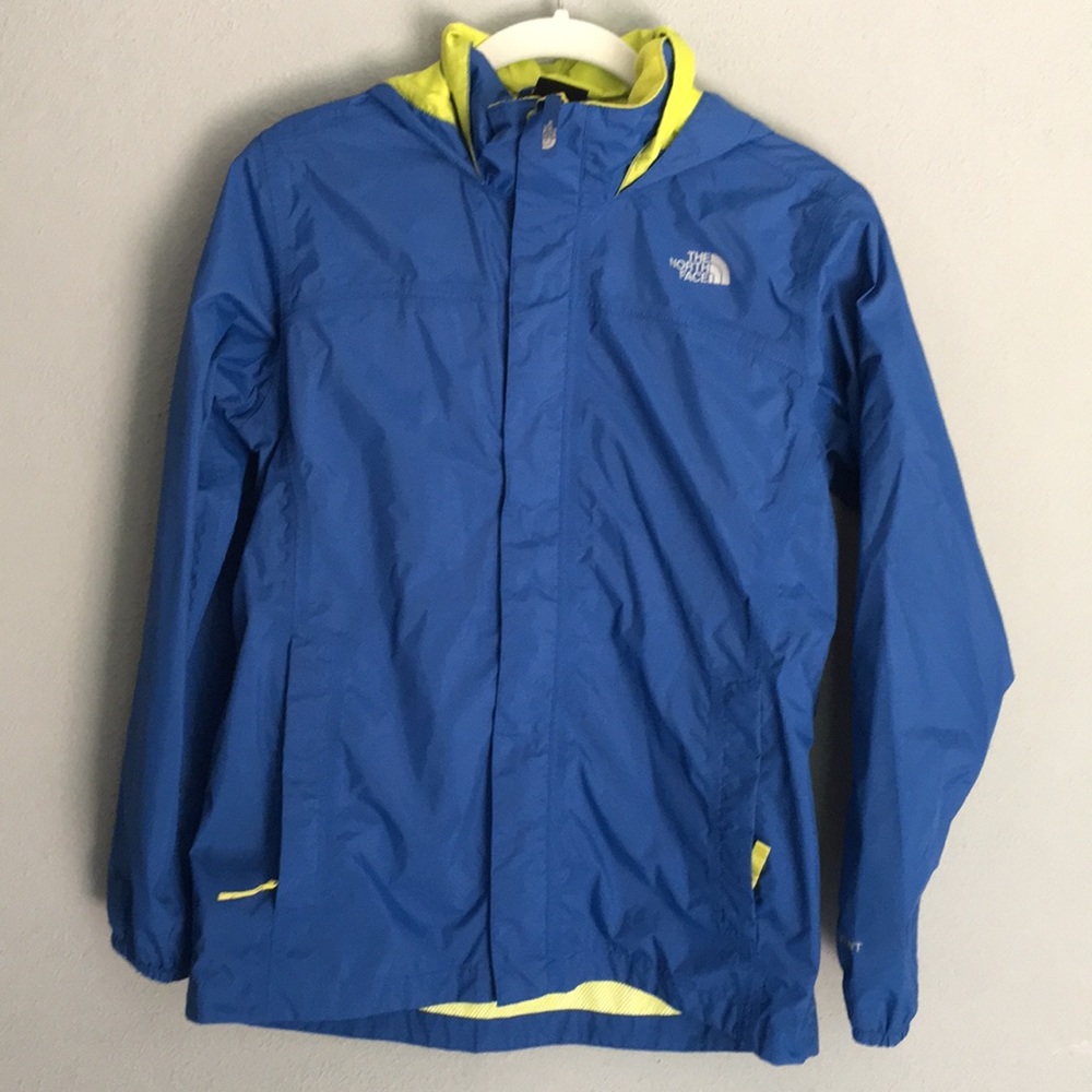 The North Face windbreaker zip up jacket EUC hood